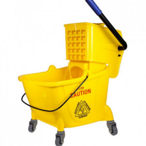 Cleaning Mop Bucket 24L Single Mop Side Press Wring Trolley – AF08068