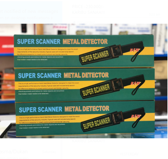 SCANNER METAL DETECTOR (HAND SCANNER)