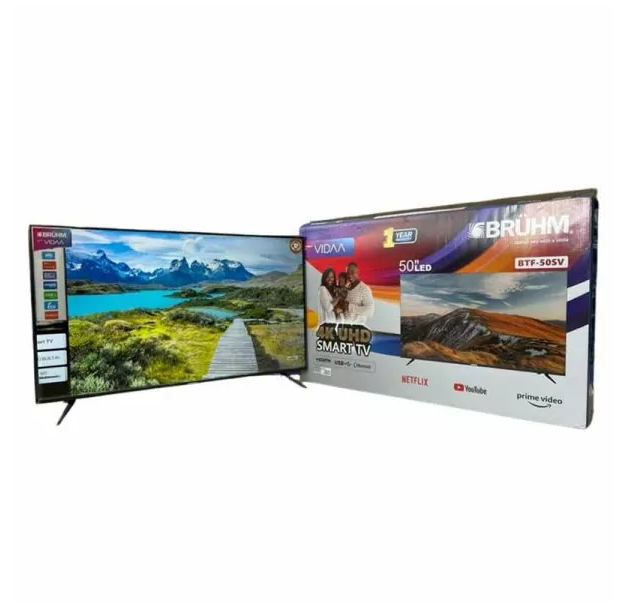 Bruhm 50'' LED UHD 4K Vidaa Smart TV Frameless BTF-50SV - Image 2