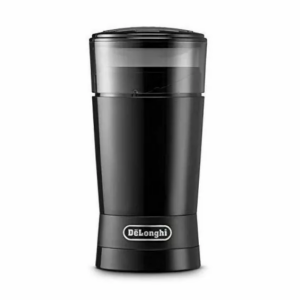 De'Longhi Electric Coffee Grinder 170W Stainless Steel Blade, 90g Coffee Bean Capacity, KG200.B