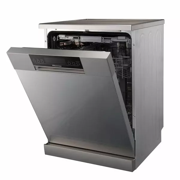 Hisense Dishwasher 15 Place Electronic Touch Screen, A+++ Energy, LED Control Panel, Delay-Start, Power-Off Memory, Water Overflow, Dual Zone, Stainless Steel H15DSS - Image 4