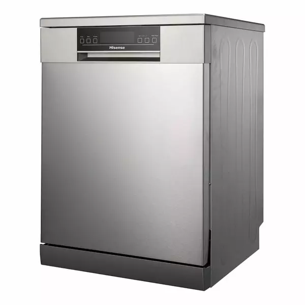 Hisense Dishwasher 15 Place Electronic Touch Screen, A+++ Energy, LED Control Panel, Delay-Start, Power-Off Memory, Water Overflow, Dual Zone, Stainless Steel H15DSS - Image 5