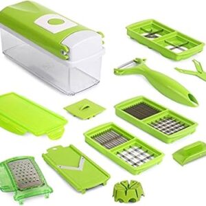 Genius Nicer Dicer Plus Multi Chopper Vegetable Cutter/Fruit Slicer - Green