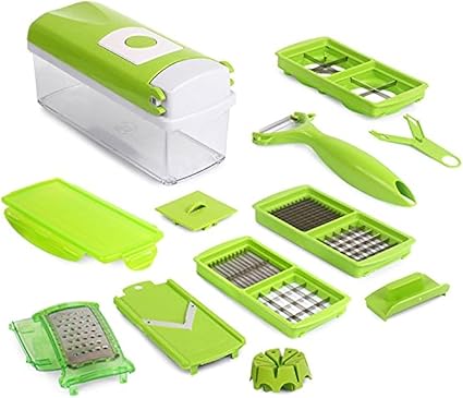 Genius Nicer Dicer Plus Multi Chopper Vegetable Cutter/Fruit Slicer - Green