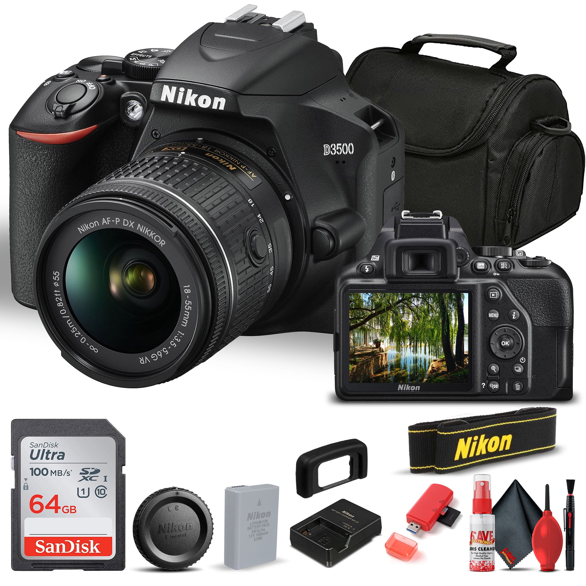 Nikon D3500 W/ AF-P DX NIKKOR Camera with 18-55mm lens - Image 5