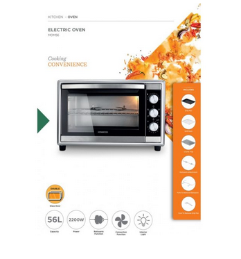 Kenwood Oven 56L Electric 2200w Rotisserie and Convection – MOM56.000SS - Image 2