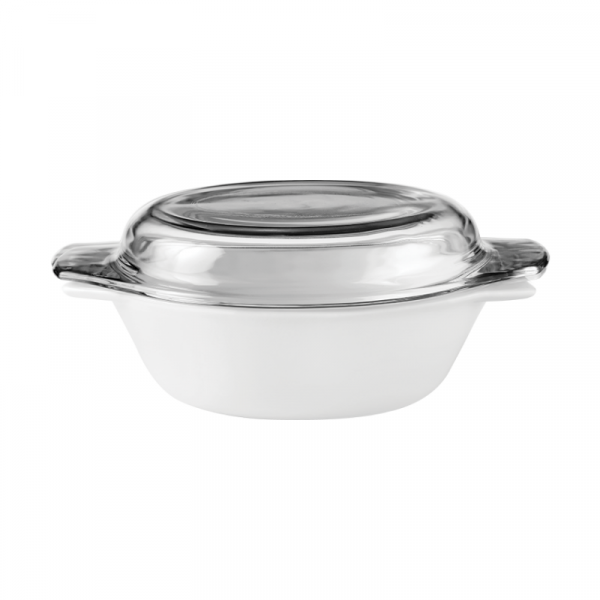 La Opala Casserole with Lid White 200mm LC111