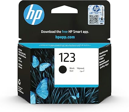 HP 123 Black Original Ink Cartridge Specifications