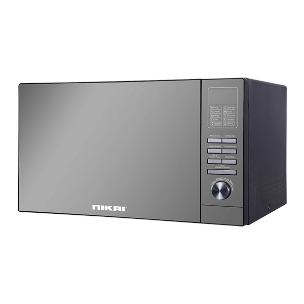 Nikai Microwave 25L 1000W with Grill Digital 5 Levels Mirror Finish NMO250MDG - Image 4