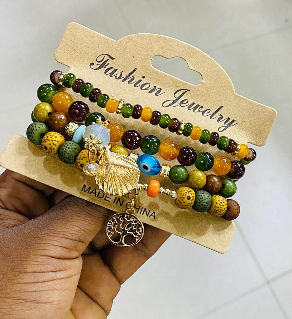 Bracelet 4pics Full Set Crazy Colour Tape 05