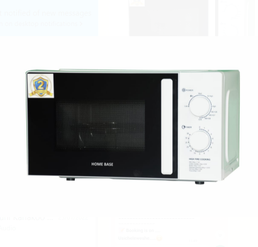 Home Base Microwave Oven With Grill 20L - HBMWG-20S