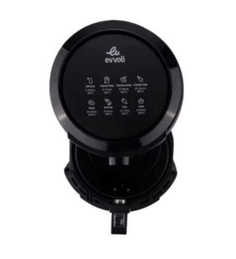 Evvoli 1500W Air Fryer, 4 Liters Capacity, -| EVKA-AF4001BS - Image 3
