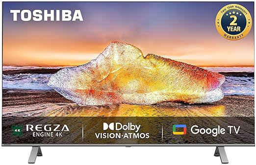 TOSHIBA 126 cm (50 inches) 4K Ultra HD Smart LED Google TV 50C350MP