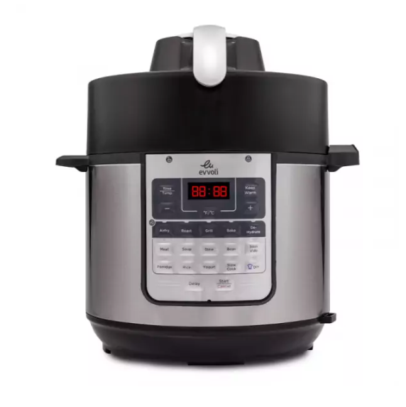 Evvoli Combo Pressure Cooker & Air Fryer 5.7L with 15in1 Smart Functions 1500W EVKA-COM6015S - Image 3