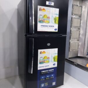 Mr UK 108 Liters Double Door Fridge Black