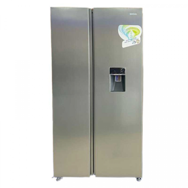 Bruhm Refrigerator 516L with Water Dispenser Side by Side Doors Silver BFX-529EN