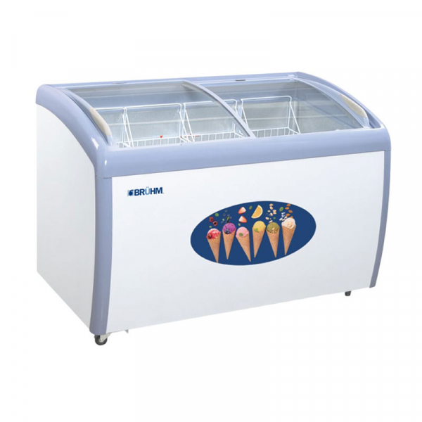 Bruhm Showcase Freezer 260L 2 Doors No Frost BCD-260MC - Image 2