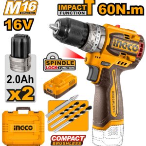 Compact Brushless Cordless Impact Drill