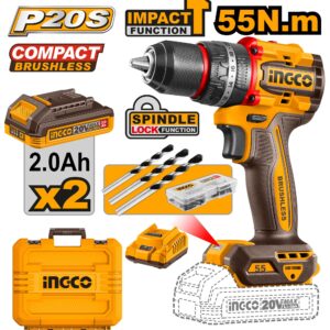 Compact Brushless Cordless Impact Drill-CIDLI20558