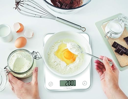 Tefal Kitchen Scale/Weighing Scale Optiss, White, Bc5000V2 - Image 3