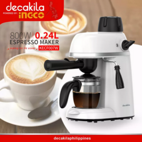 Decakila Espresso Maker 0.24L 800W KECF007W - Image 2