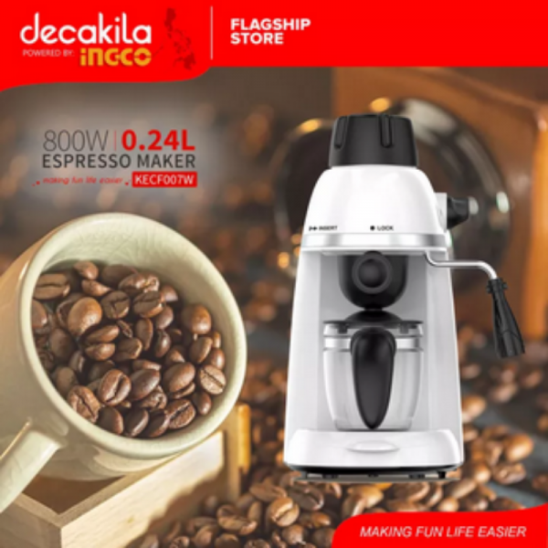 Decakila Espresso Maker 0.24L 800W KECF007W - Image 3