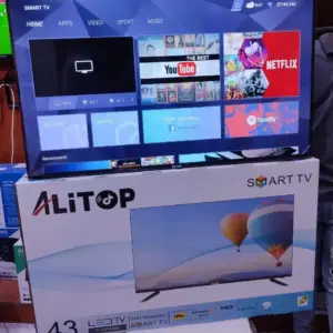 Alitop 43"Inch Smart TV Double Glass