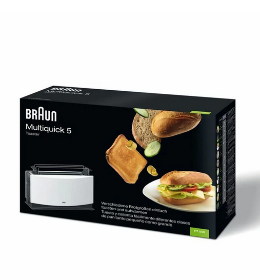 Braun Toaster 2 Slot 4 Slice Multiquick 5 4119-HT550 - Image 2