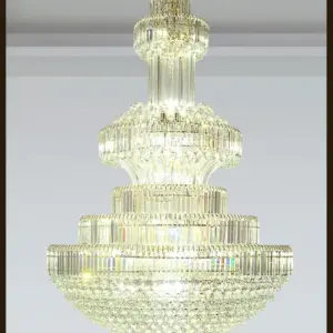 Villa Duplex Building Hollow Living Room Restaurant Light Luxury