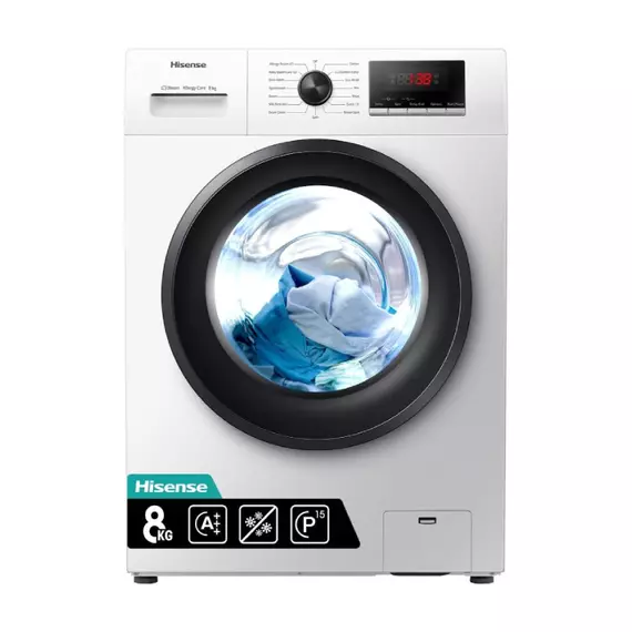 Hisense Washing Machine 8kg Front Load-WFQP8012VMS