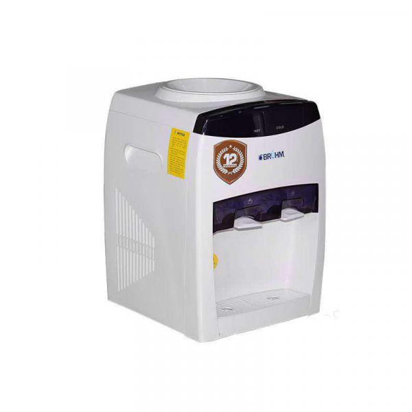 Bruhm Water Dispenser Table Top Hot & Cold White with Black BDT-1152 - Image 2