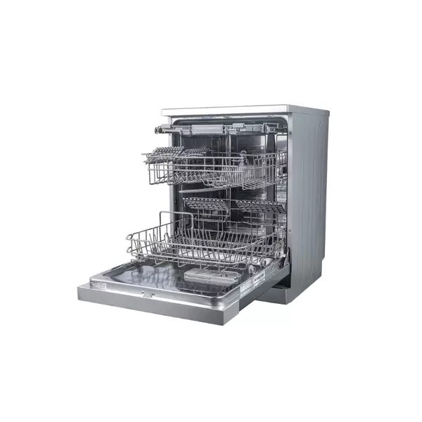 Hisense Dishwasher 15 Place Electronic Touch Screen, A+++ Energy, LED Control Panel, Delay-Start, Power-Off Memory, Water Overflow, Dual Zone, Stainless Steel H15DSS - Image 2