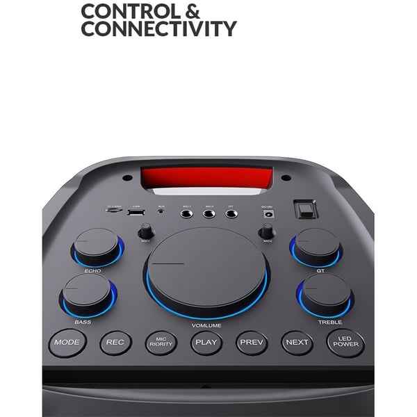 Evvoli party speaker Bluetooth Two Wireless MIC, Splashproof Design 200W PT200B - Image 6