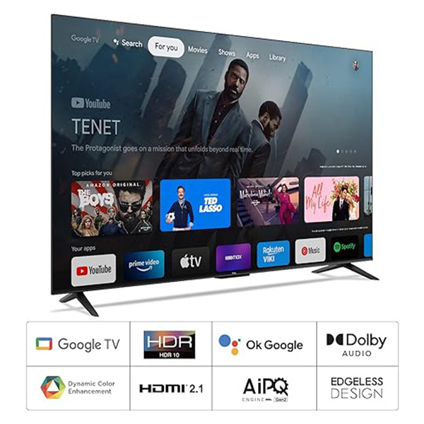 TCL 43 Inch Android Smart 4k Television - 43P635 - Image 2