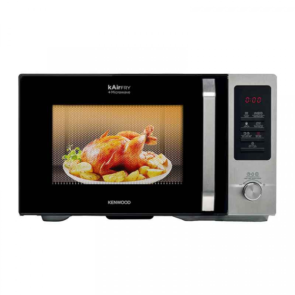 KENWOOD Microwave Oven 30L + Air Fryer + Grill + Convection 1000W 4-in-1 Preset Programs 19, Digital Display- MWA30.000BK