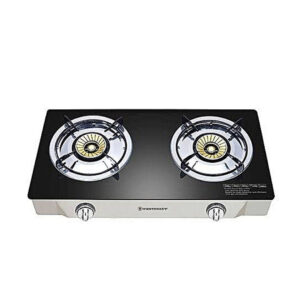 Westpoint 2 Burner Gas Stove Tempored Red Glass WTKJ-2818
