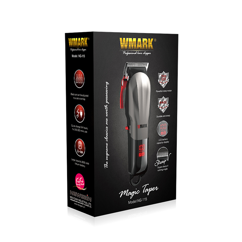WMARK Rechargeable Hair Clipper Long Lasting Battery 2600mAh - Image 2