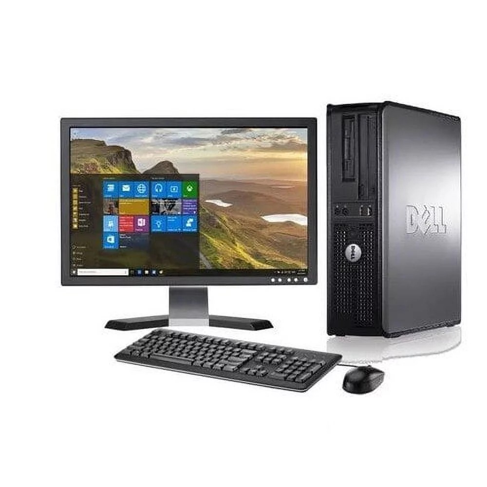 Dell Optiplex 780 Desktop Core 2 Duo | 2GB RAM | 250GB HD With Wide screen 19inch Full set