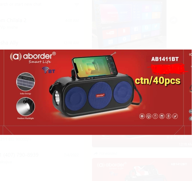 Aborder Bluethooth Speaker - AB1411BT