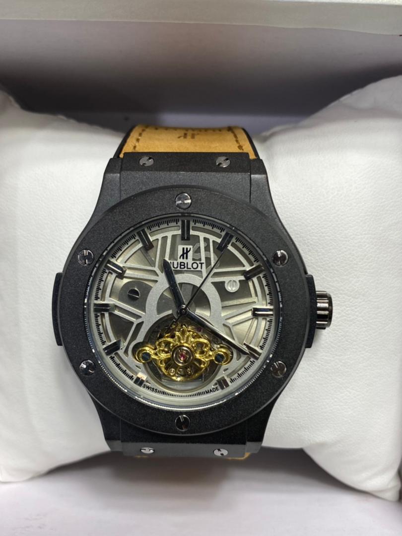 HUBLOT MECHANICAL WATCH AUTOMATIC BLACK COLOUR TAPE 5