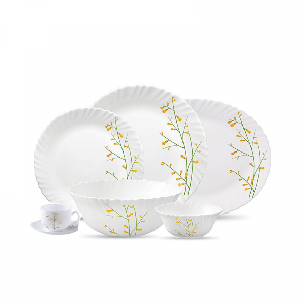 La Opala Dinner Set Citron Weave Classique 20 Pieces LW020