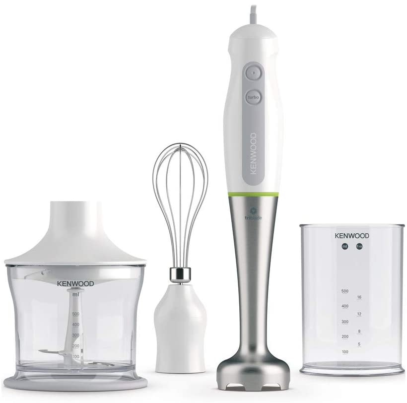 Kenwood Hand Blender 600w with Beaker Metal Tri Blade – HDP109WG
