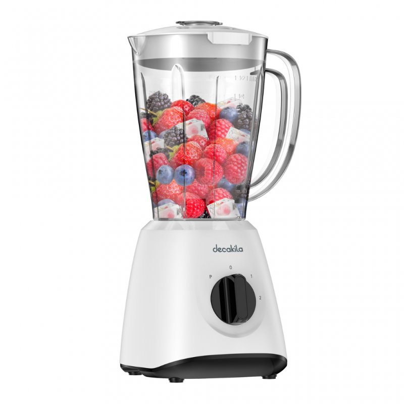 Decakila Blender 1.5L 2 Speed 400W SS Blade - KEJB001W