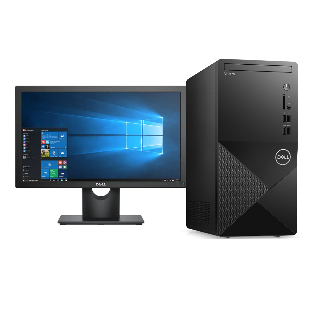 Dell Vostro 3888 Desktop PC Intel CORE i5 G9, 4GB, 1TB, DOS,DVD WRITER,KEYBOARD, MOUSE, 19 " SCREEN ,WiFi, BT (BRAND NEW)