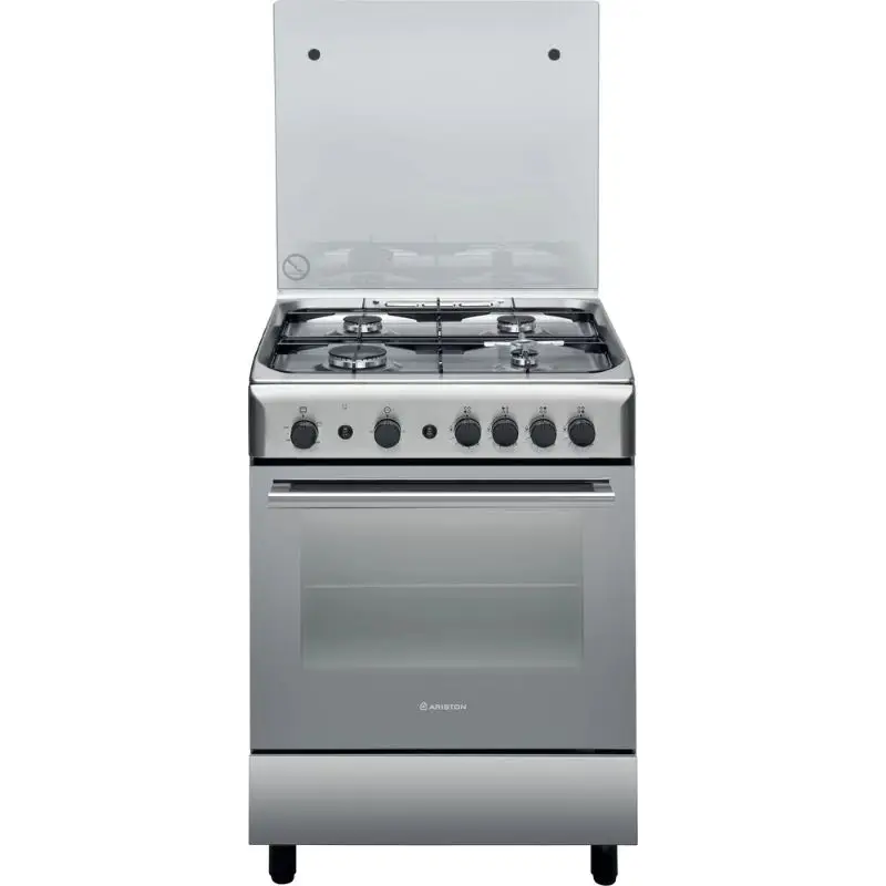 Delta 50x55cm Free Standing 4 Gas Burners + Gas Oven & Grill Cooker – DGC401B
