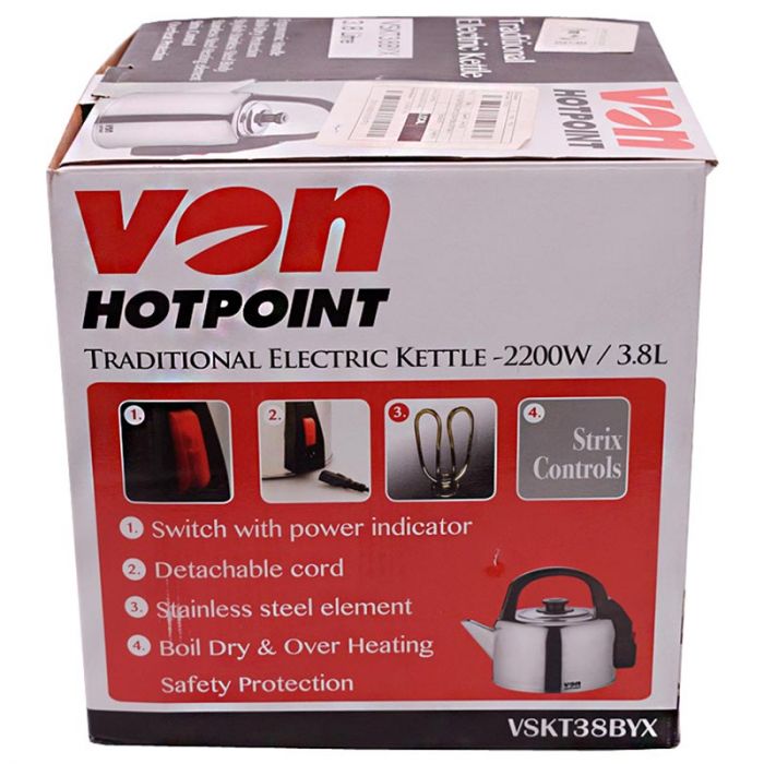 Von Traditional Kettle 4.1L VSKT38BYX - Image 2