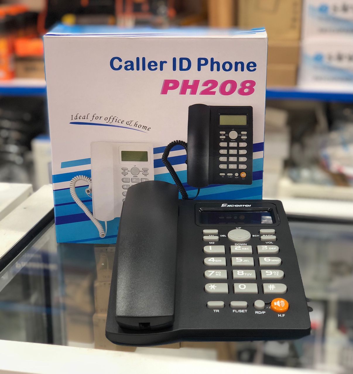 EXCELLTEL TABLE PHONE WITH DISPLAY EURO ( Azitumii line )