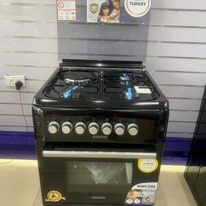BRUHM FREE STANDING GAS COOKER BGC-6631NX 60cm x60cm. 3 Gas Burners + 1 Electric Burner. Electric Oven & Grill.