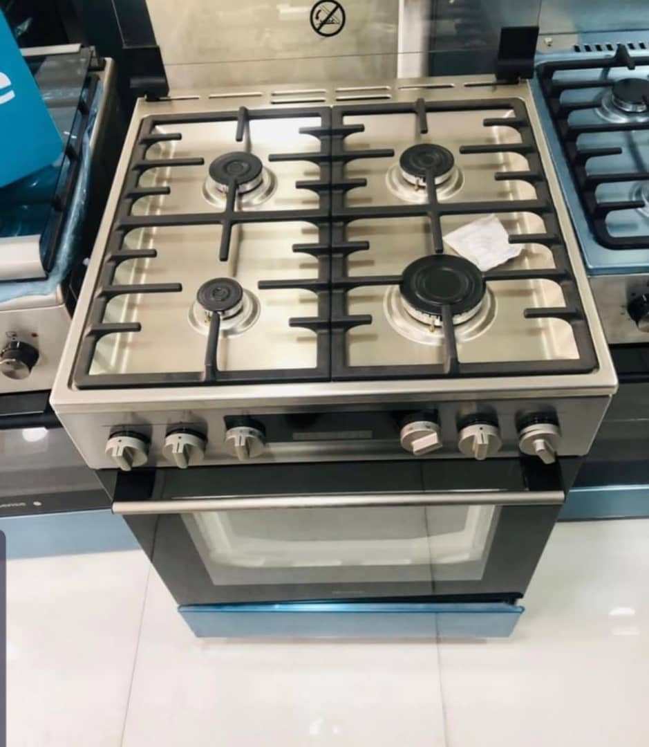 HISENSE 60CM GAS ELECTRIC STAINLESS STEEL STOVE - HFS604GE