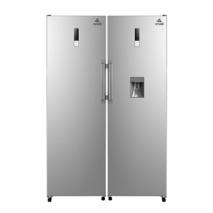 Evvoli 260 Liters Upright Freezer – Silver | EVRFM-U260MFSS